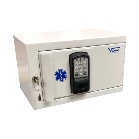 Image of V-Line 8514NB-2 Narcotics Security Box HID Prox Card Reader and iClass Card Reader
