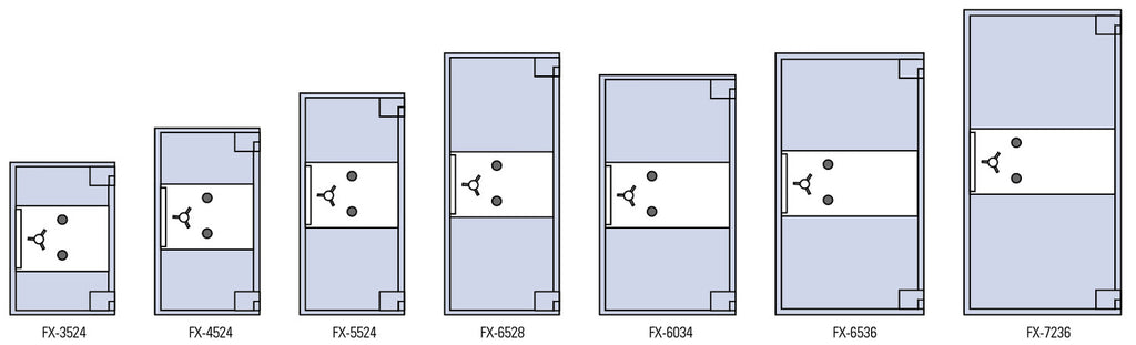Socal Safe FX-2524 International Fortress TL-30x6 Composite Safe - 6.9 cu. ft.